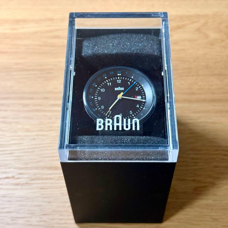 Braun Gmt Bn0142bkbkg Mens Wristwatch Japanese Quartz Black Stainless Steel