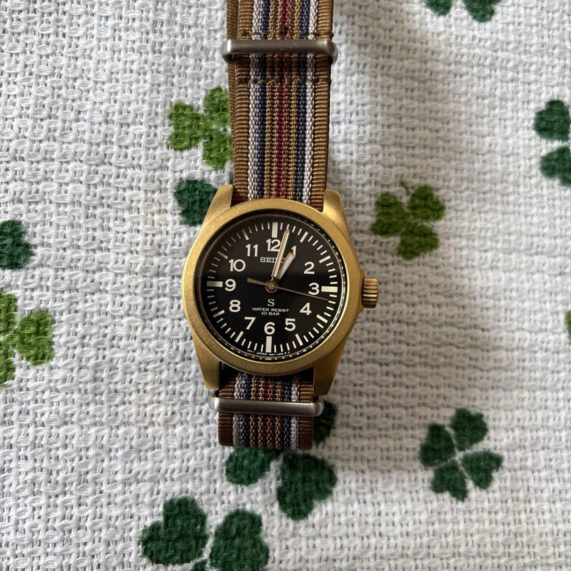 Seiko Sus Reissue Japanese Mens Wristwatch Stainless Steel Vintage