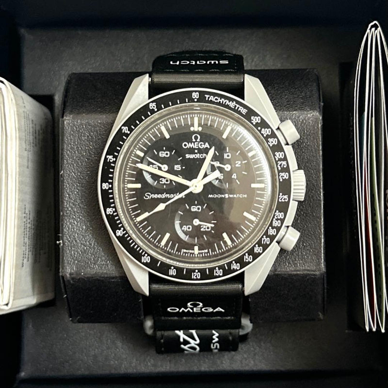Omega Swatch Mission To The Moon Speedmaster Japanese Collector Item Wristwatch