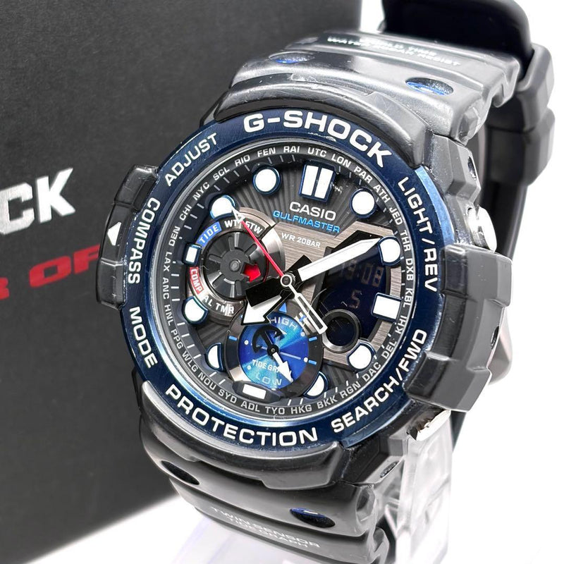 Working G-shock Gulfmaster Quartz Mens Wristwatch Master Of G Japanese Vintage
