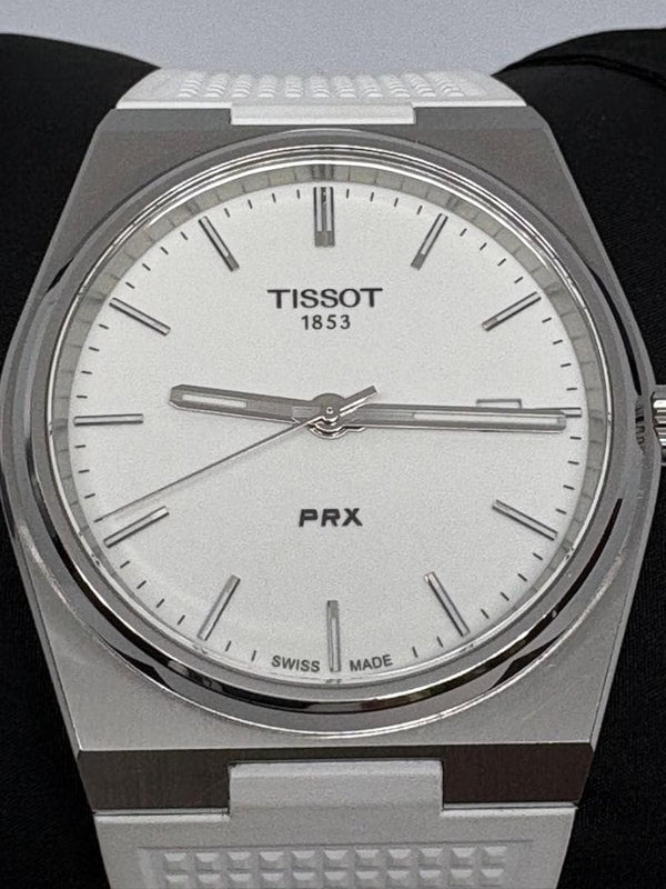 Tissot Prx 40mm T137.410.17.011.00 Mens Wristwatch Japanese Quartz Vintage