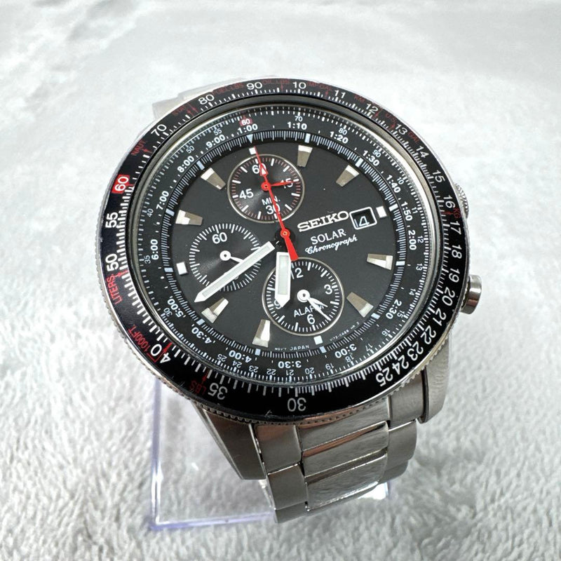 Prospex V172-0ac0 Chronograph Solar Mens Wristwatch Japanese Vintage