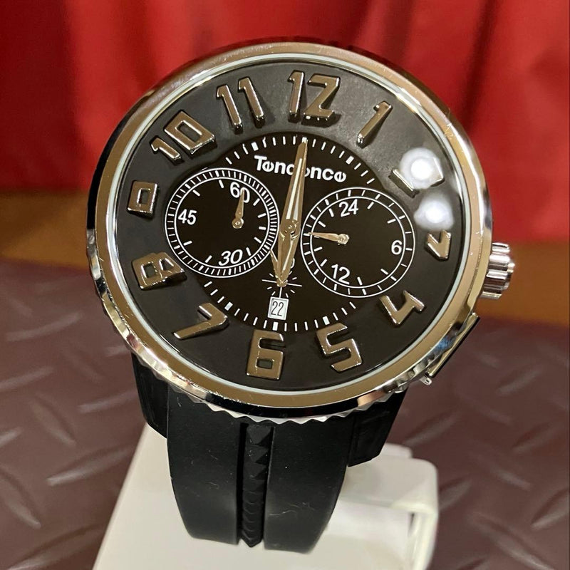 Tendence Gulliver Round 50mm Quartz Watch Japanese Vintage Mens Wristwatch