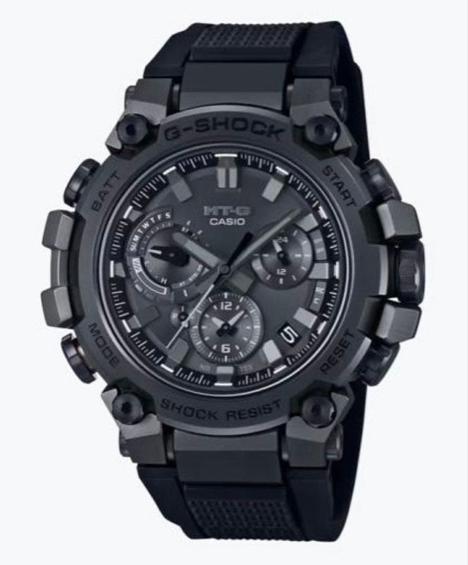 G-shock Mt-g Mtg-b3000b-1ajf Black Mens Wristwatch Japanese Solar Tough