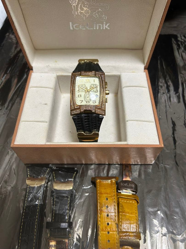 Icelink Aquila Mens Wristwatch Japanese Quartz Stainless Steel Vintage With