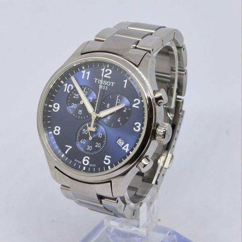 Tissot Chrono Xl Classic Navy Mens Wristwatch Quartz Chronograph Stainless