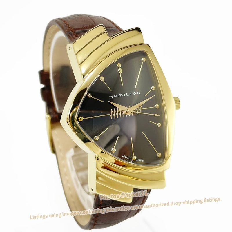 Battery Replaced Hamilton Ventura 50th Anniversary H244210 Mens Wristwatch