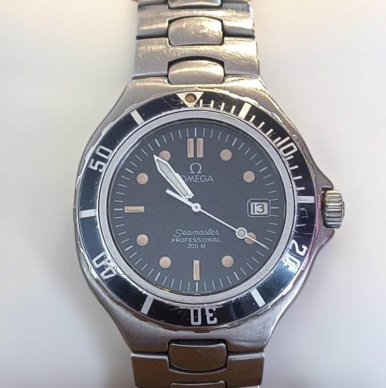 Omega Seamaster 200 Pre-bond Mens Diver Wristwatch Japanese Vintage Quartz