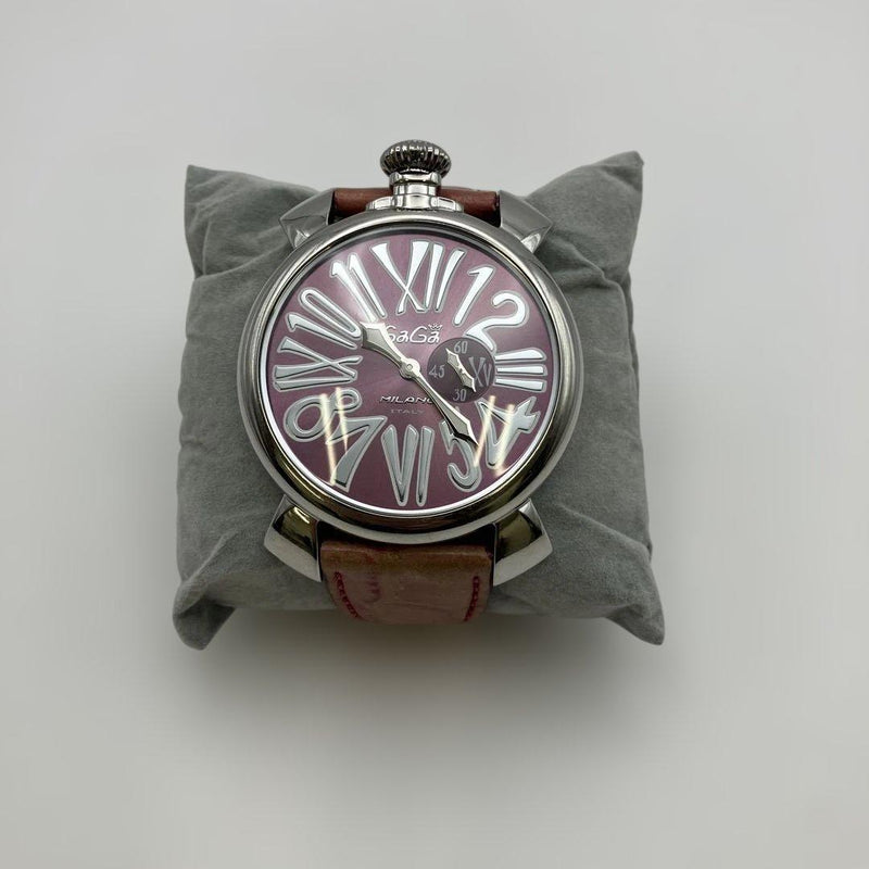 Gaga Milano Manuale Wristwatch Japanese Vintage Mechanical Watch Stainless