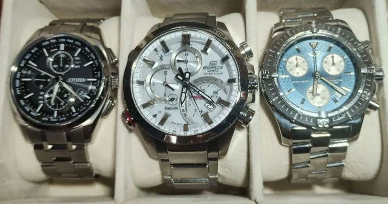 Casio Edifice Eqb-501xd-7ajf Solar Bluetooth White Dial Mens Wristwatch