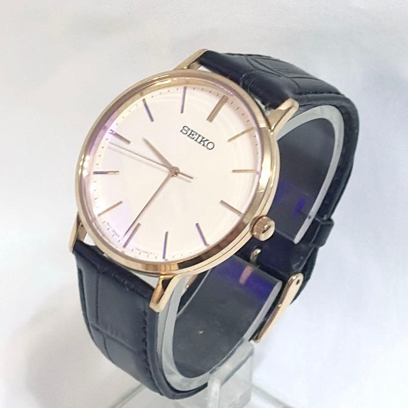 Seiko Gold Feather Reissue Mens Wristwatch Japanese Vintage