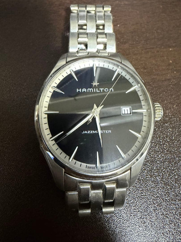 Hamilton Jazzmaster Mens Wristwatch Japanese Vintage Stainless Steel
