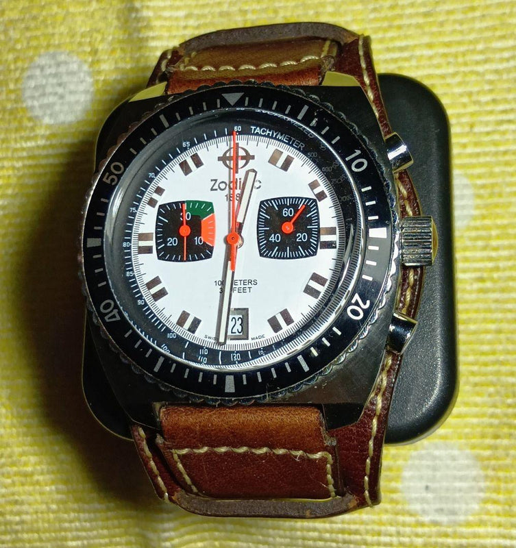 Sea Dragon Chronograph Mens Watch Movement With Genuine Nato Strap