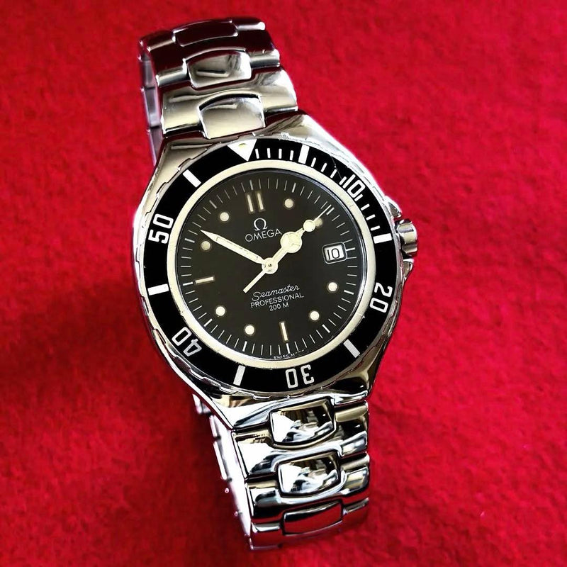 Oh Serviced Omega Seamaster 200m Pre-bond Mens Diver Wristwatch Japanese