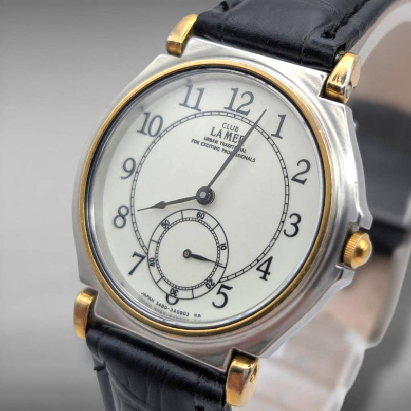 Working Battery Citizen Club La Mer Small Seconds Thin White Dial Japanese