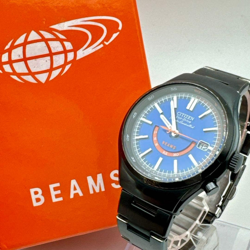 Limited  Beams Collaboration Alterna Eco-drive Radio Wave Wristwatch