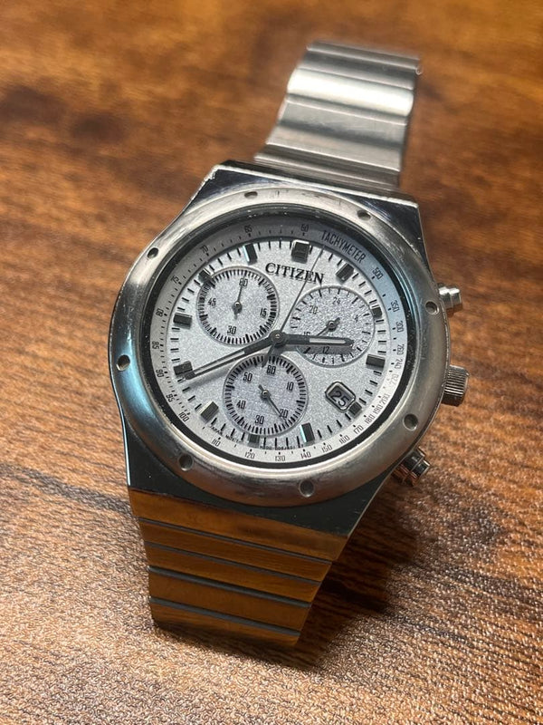 Citizen X Beams Collaboration Mens Wristwatch Japanese Quartz Vintage Stainless