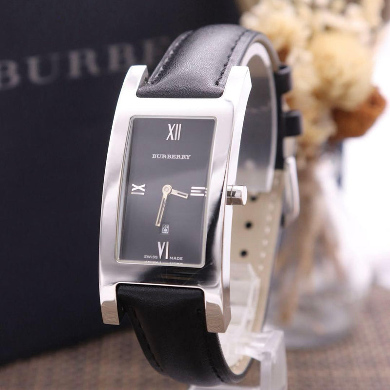 Burberry 14000g Quartz Watch Mens Vintage Japanese Stainless Steel Wristwatch