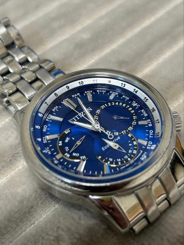 Citizen Eco-drive Wristwatch Gn-4w-s Analog Watch Japanese Solar Powered