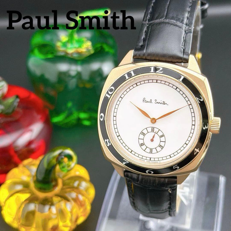 Small Seconds Quartz Mens Wristwatch Japanese Dress Watch Retro