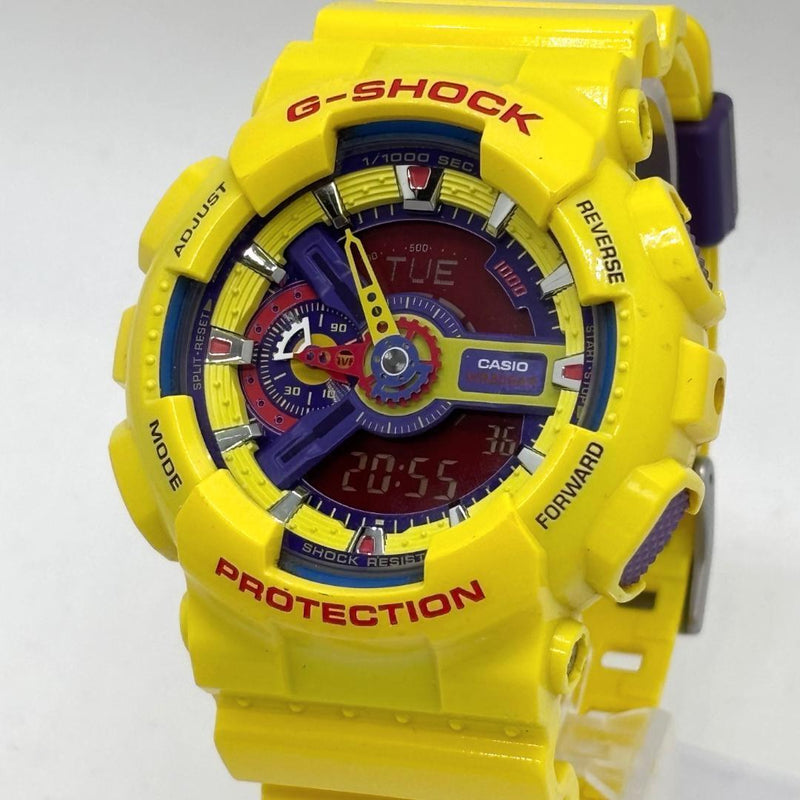 G-shock Hyper Colors Yellow Red 9017 Mens Wristwatch Japanese Vintage Digital