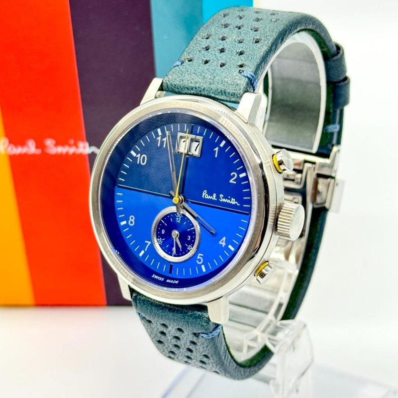 Working  Chronograph Date Mens Wristwatch Japanese Quartz Stainless