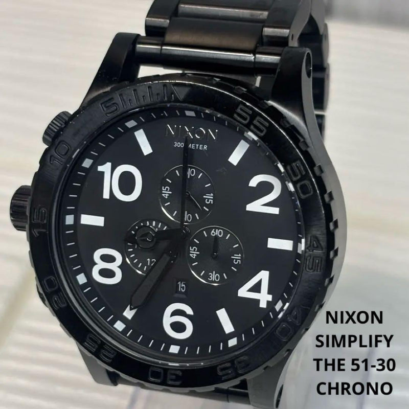 Nixon Simplify The 51-30 Chrono Mens Wristwatch Japanese Quartz Chronograph