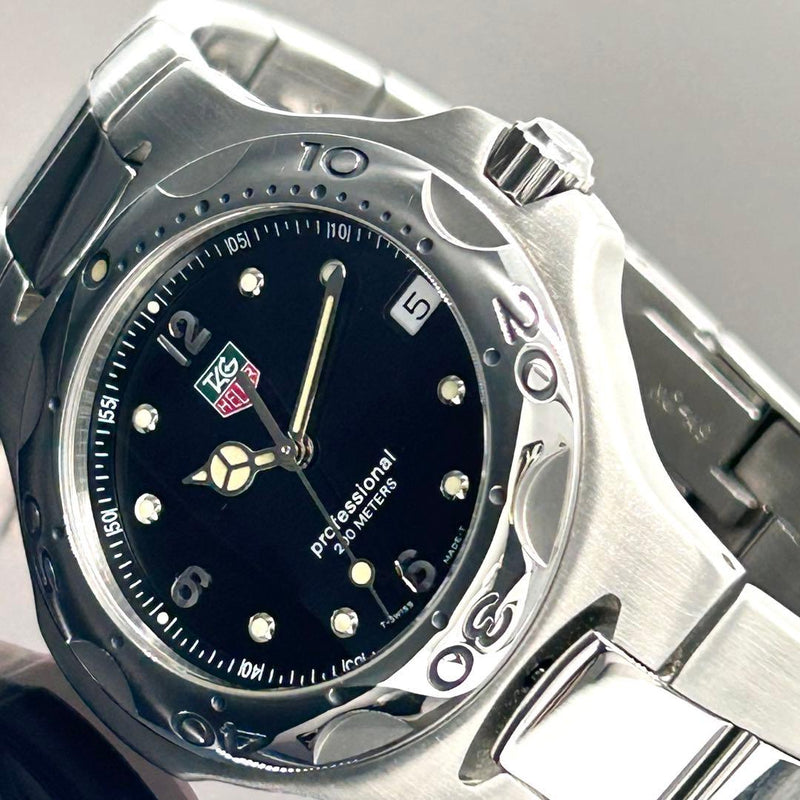 Tag Heuer Kirium Quartz Mens Wristwatch Japanese Vintage Stainless Steel Diver