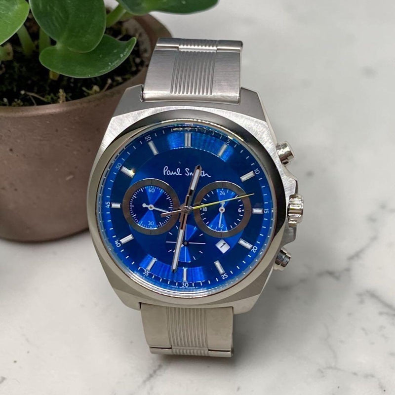 Final Eyes Chronograph Mens Wristwatch Japanese Quartz Stainless
