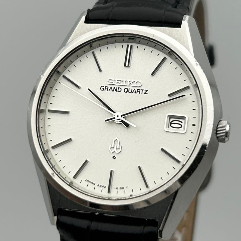 Seiko Grand Quartz 4842-8110 Vintage Japanese Mens Wristwatch 1977 Battery