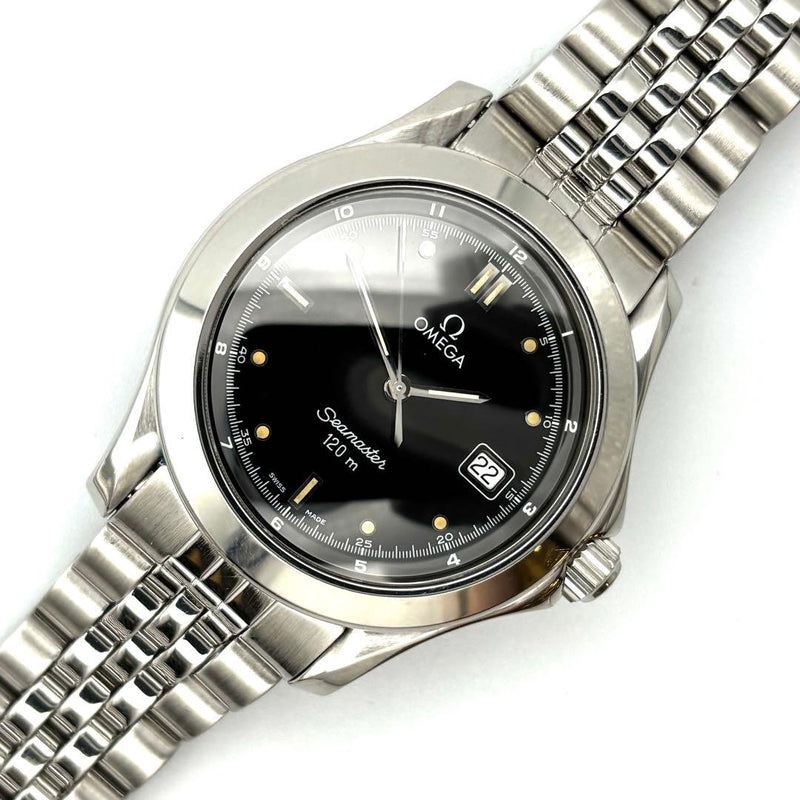 Working  Seamaster 120 Black Dial Mens Wristwatch Serviced