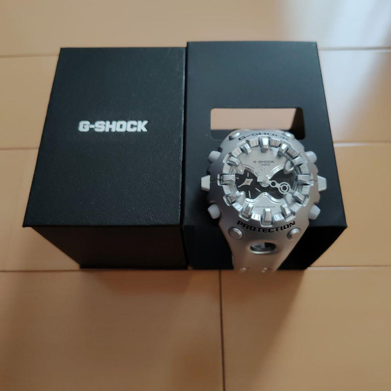 G-shock Ga-v01a Casio Silver Mens Wristwatch Japanese Quartz Shock Resistant