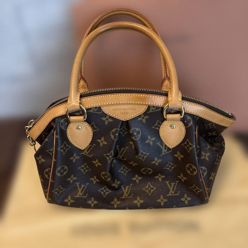 Louis Vuitton Tivoli Pm Handbag Monogram Canvas Leather