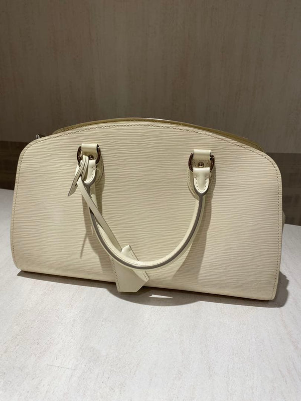 Louis Vuitton Epi Pont Neuf Pm Handbag Leather Ivory