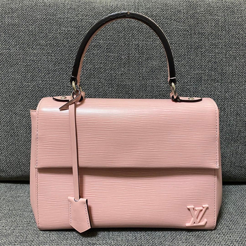 Louis Vuitton Epi Cluny Bb Handbag Shoulder Bag Pink Epi Leather