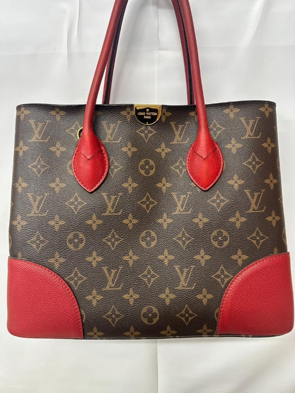 Louis Vuitton Monogram Flandrin 2-Way Shoulder Bag Canvas Coquelicot Cowhide