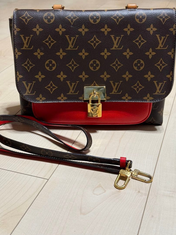 Louis Vuitton Monogram M44286 FL3108 Shoulder Bag Red Coated Canvas