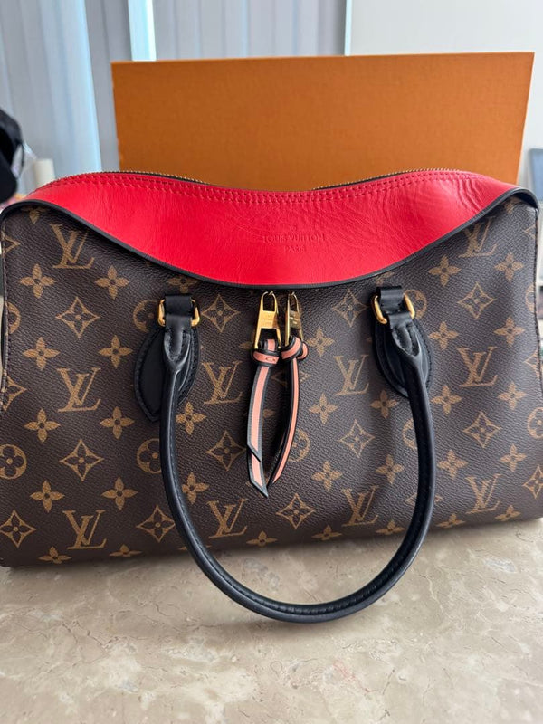 Louis Vuitton Monogram Tuileries Tote Bag Kabuki Leather