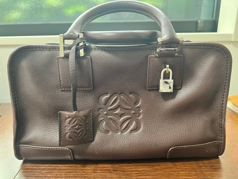Loewe Amazona 28 311.62.001 Handbag Calf Leather Brown