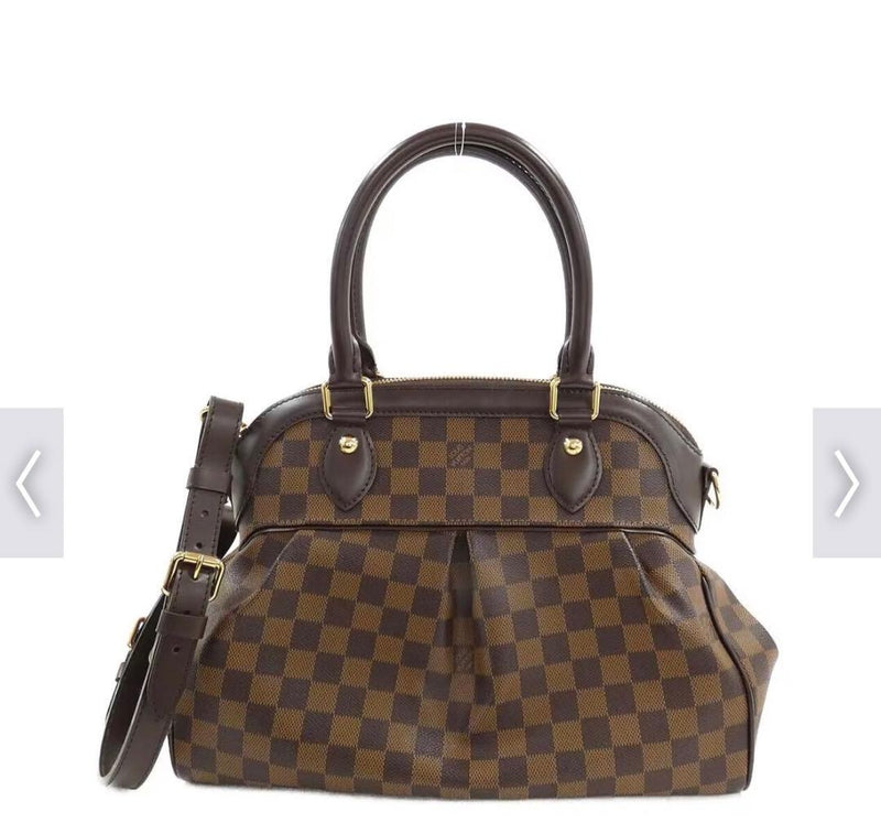 Louis Vuitton Monogram Handbag Shoulder Bag Leather