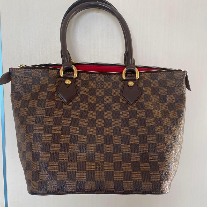Louis Vuitton Damier Ebene Saleya Pm N51183 Tote Bag Handbag