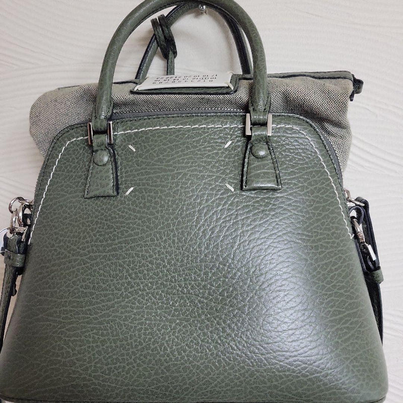 Maison Margiela Shoulder Bag Leather Green