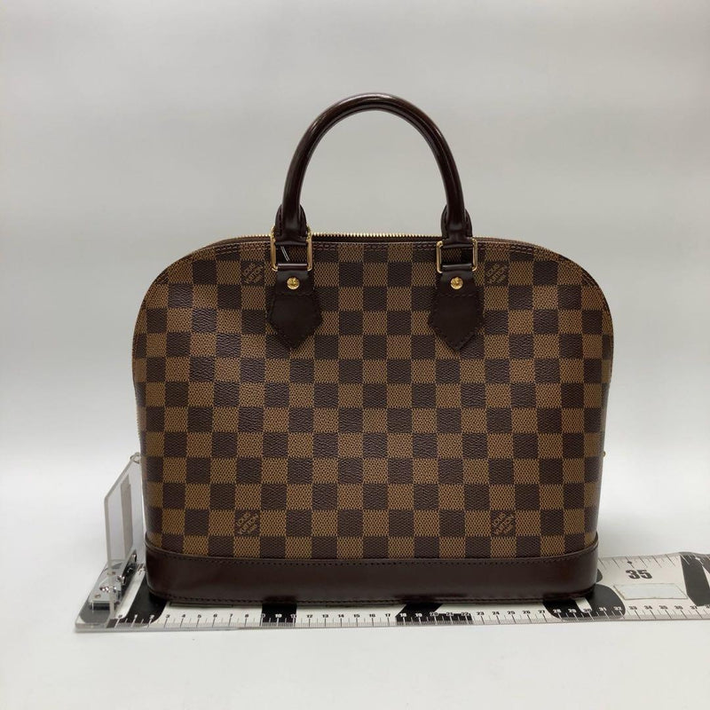 Louis Vuitton Damier Alma Pm N51131 Handbag Brown Quilted Leather