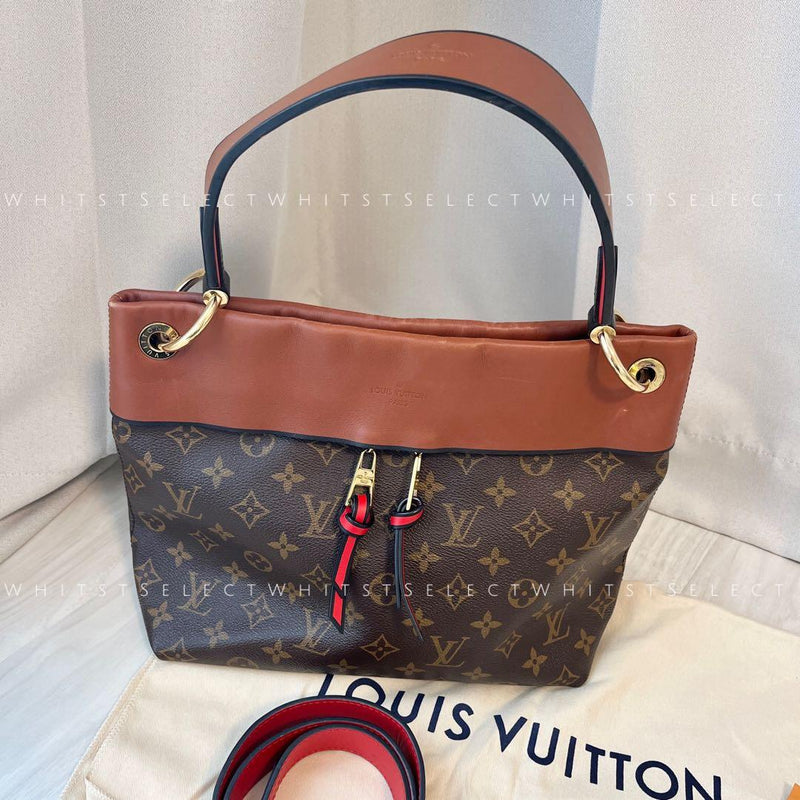 Louis Vuitton Tuileries Besace M43157 Shoulder Bag Monogram Canvas Cowhide Gold