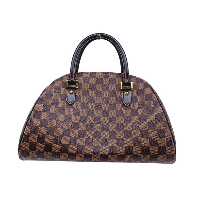 Louis Vuitton Ribera Mm Monogram Damier CA0093 Handbag Leather Gold Hardware