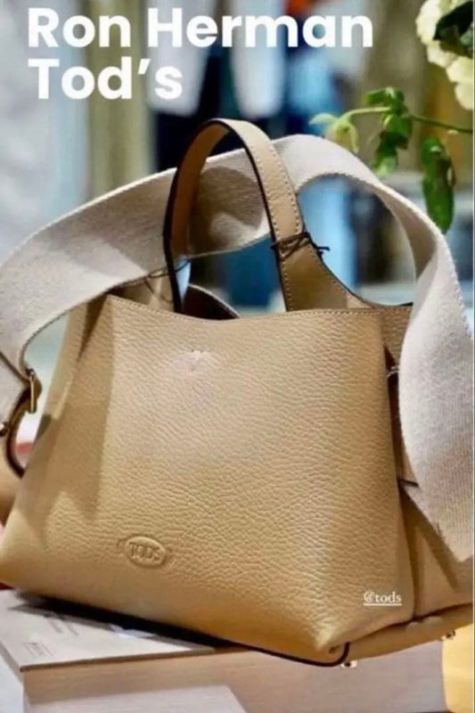 Tods Ron Herman Apa Sacca Micro Tracolla Leather Crossbody Bag