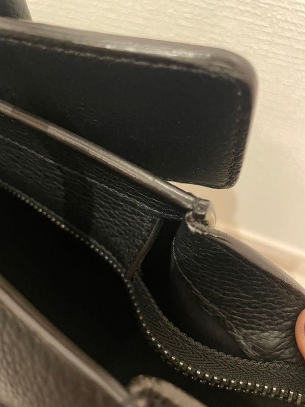 Celine Luggage Mini Tote Bag Black Calfskin Leather