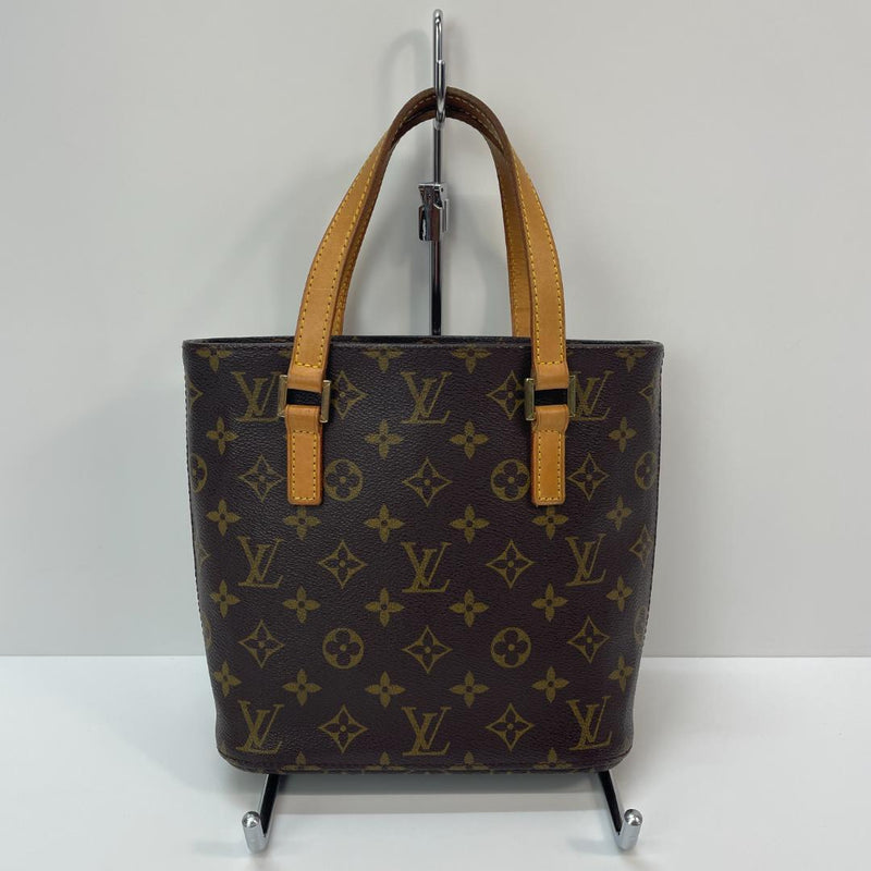 Louis Vuitton M51172 Vavin Pm Monogram Handbag SR1001 Canvas Brown Gold Hardware