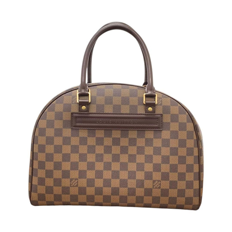 Louis Vuitton Damier Nolita N41455 Handbag Boston Bag Ebene Brown Red
