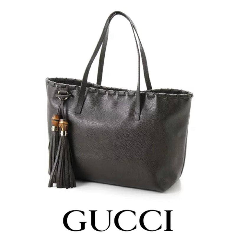 Gucci Handbag Shoulder Bag Leather Black